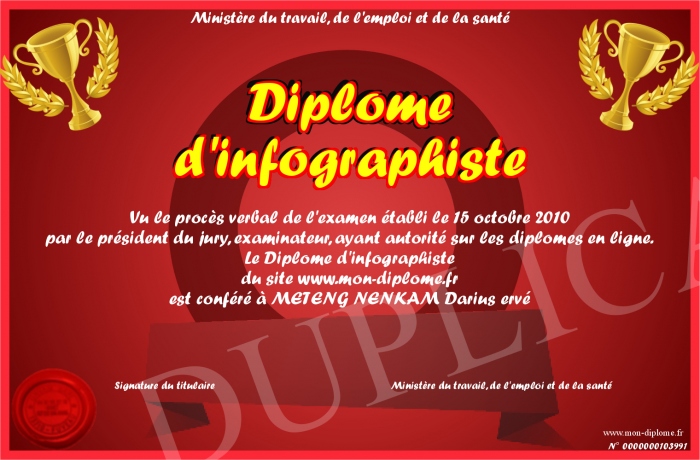 infographiste diplome